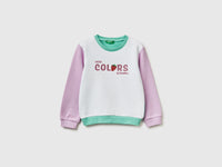 Sweatshirt with glitter logo print - ucb_image_FS
