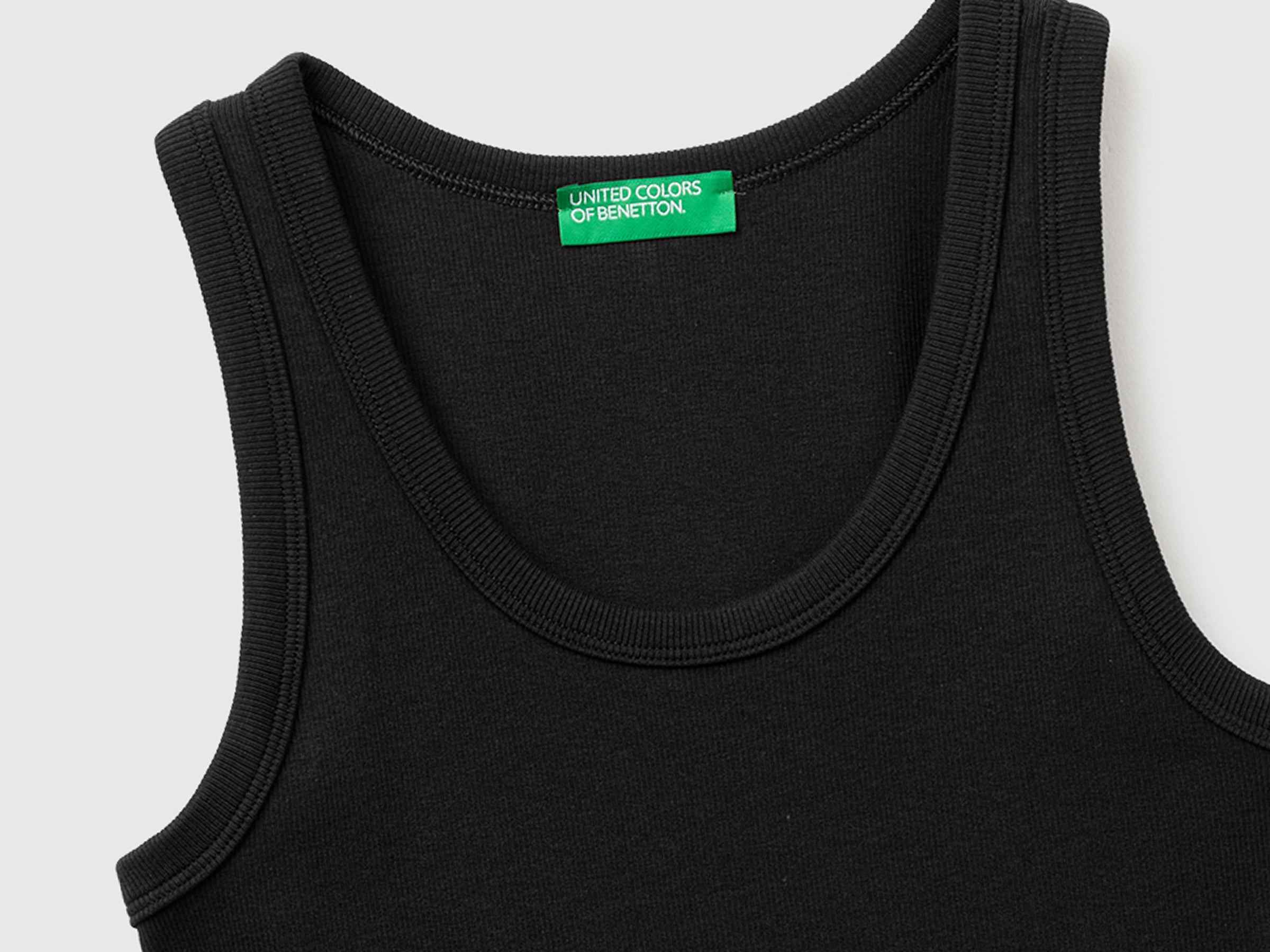 Wide-neck ribbed tank top - ucb_image_DS1