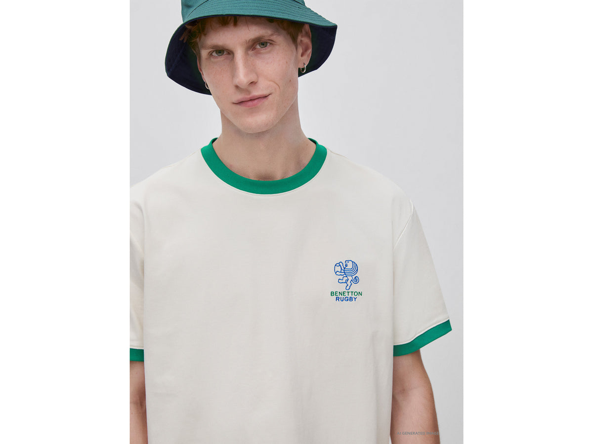 T-shirt Benetton Rugby 100% algodão - ucb_image_FY