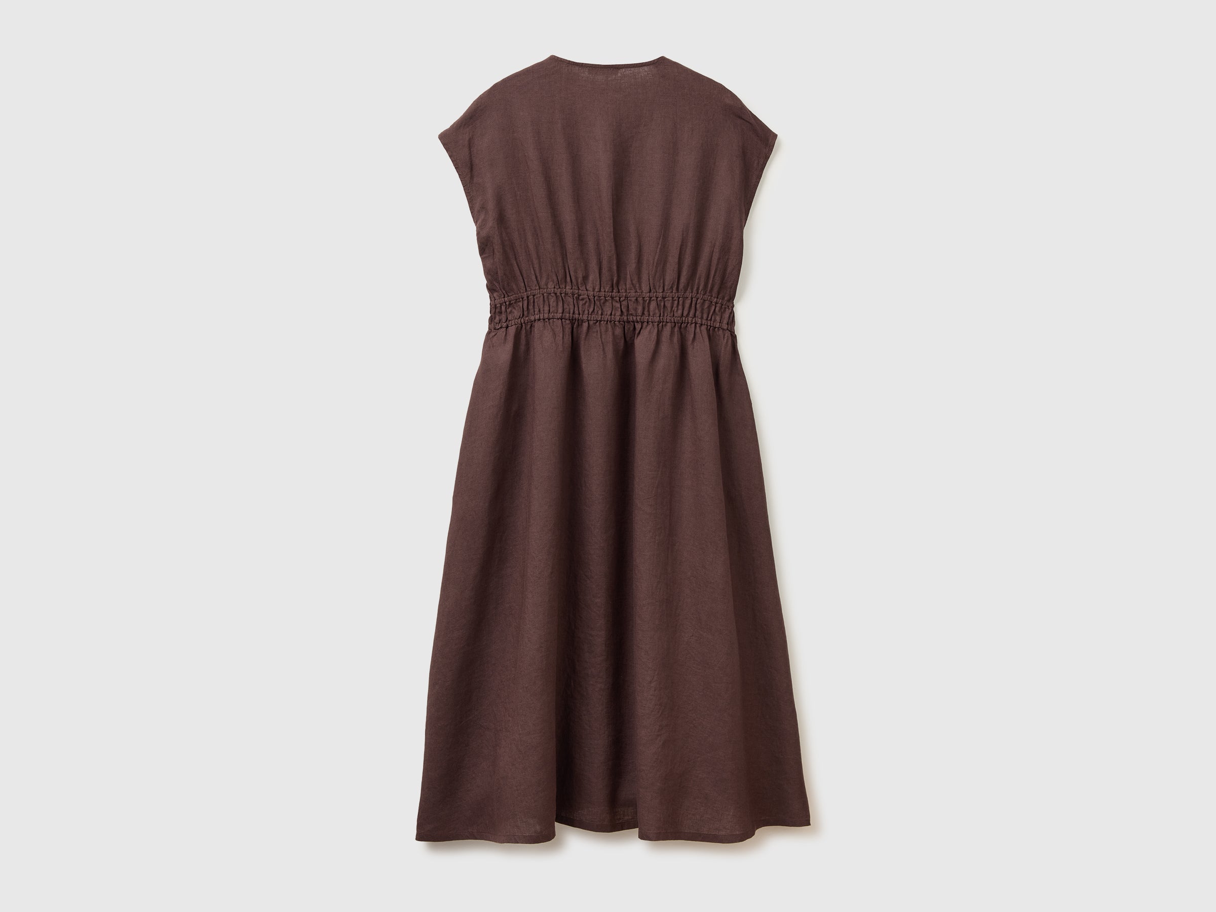 Flared dress in pure linen - ucb_image_BS