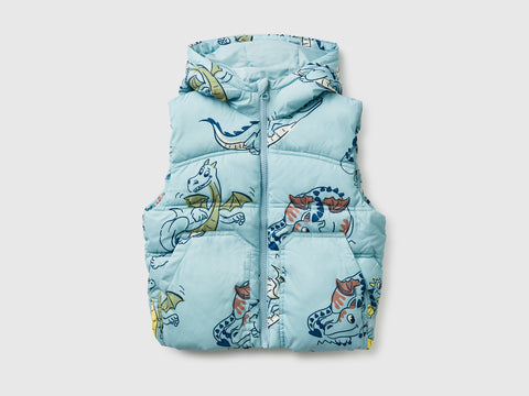 Dinosaur print padded vest - ucb_image_FS