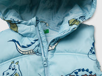 Dinosaur print padded vest - ucb_image_DS1