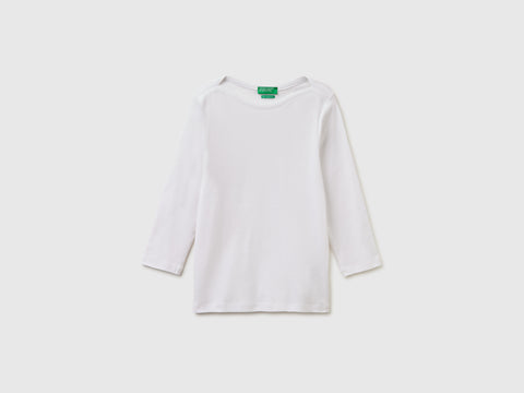 Slim fit t-shirt with boat neck - ucb_image_FS
