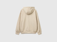 Cotton sweatshirt with zip and hood - ucb_image_BS
