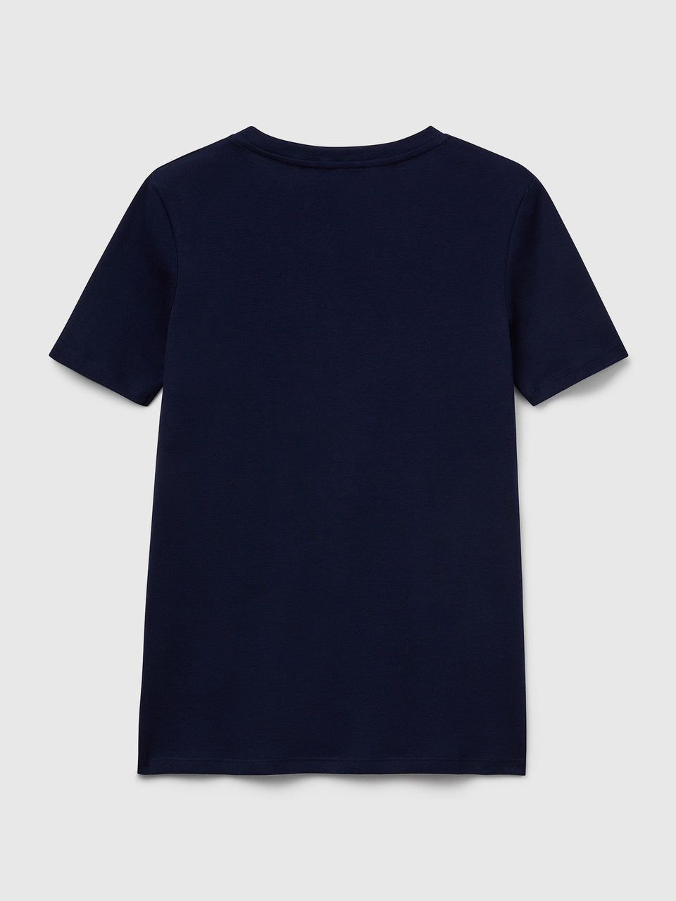 T-shirt em algodão puro com decote em V - ucb_image_BS