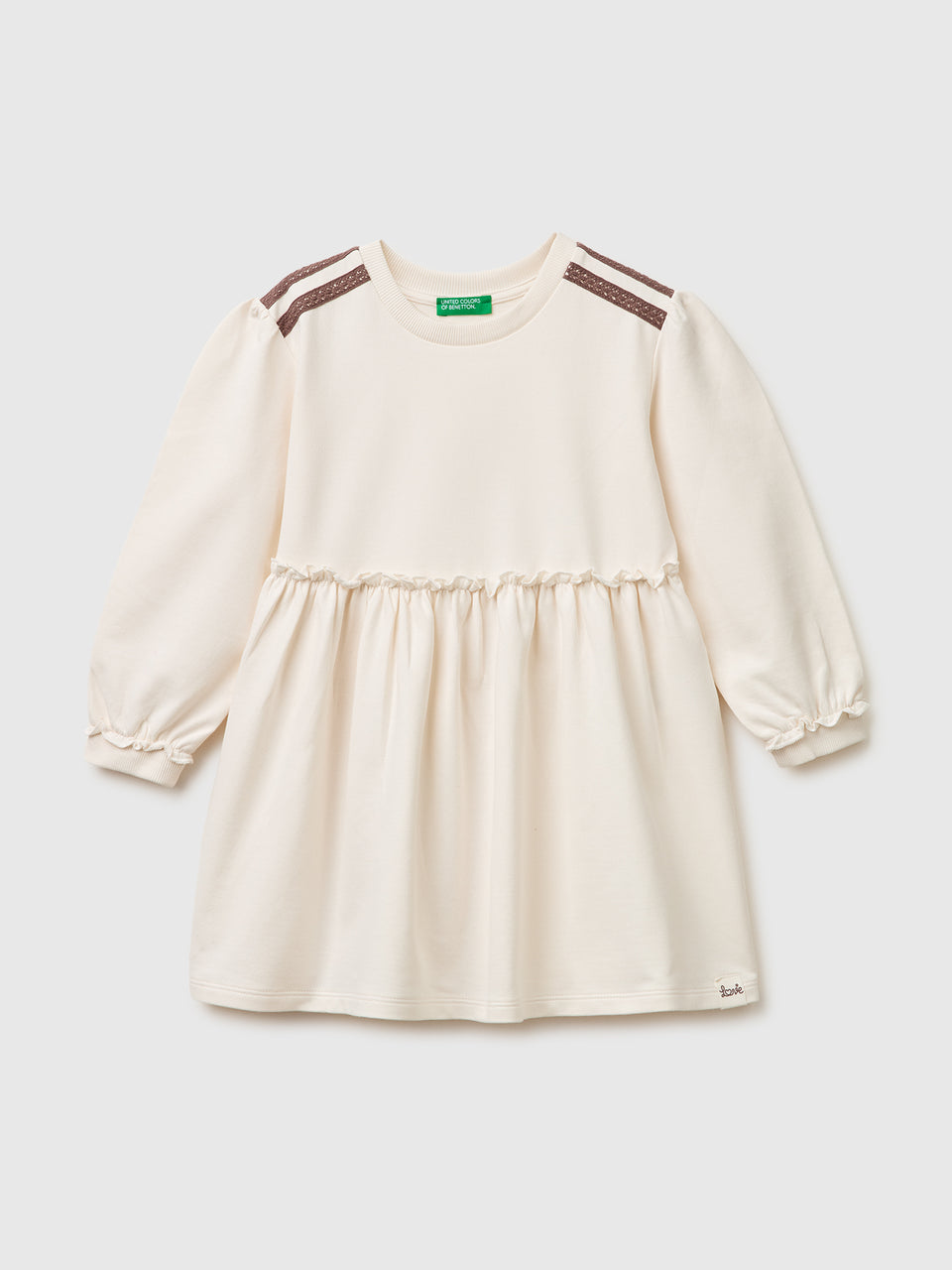 Sweatshirt dress with lace - ucb_image_FS