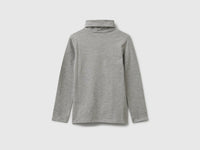 T-shirt stretch com gola alta - ucb_image_BS