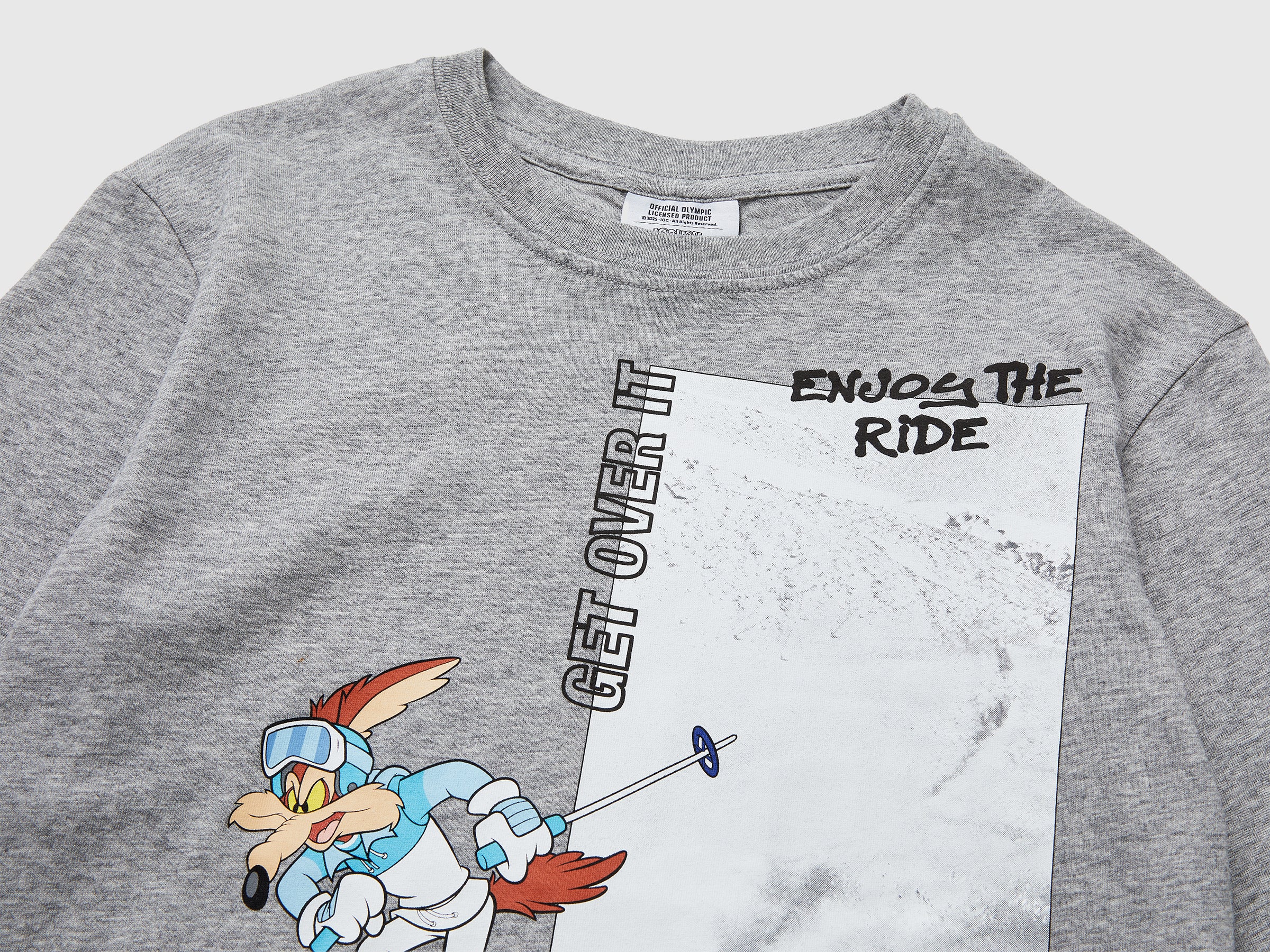 Looney Tunes x Olympic Collection gray t-shirt - ucb_image_DS1