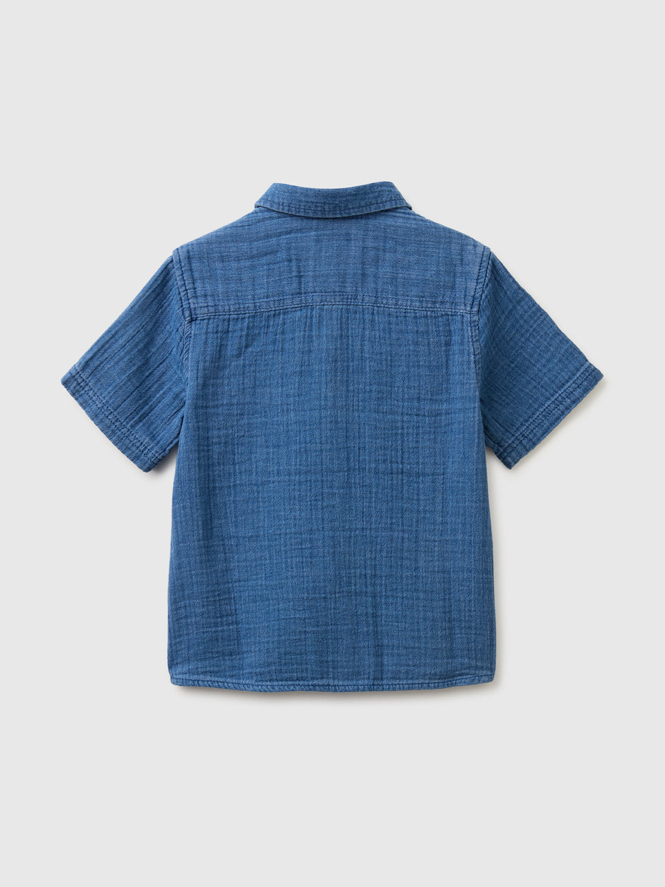 Short-sleeved shirt in light gauze - ucb_image_BS