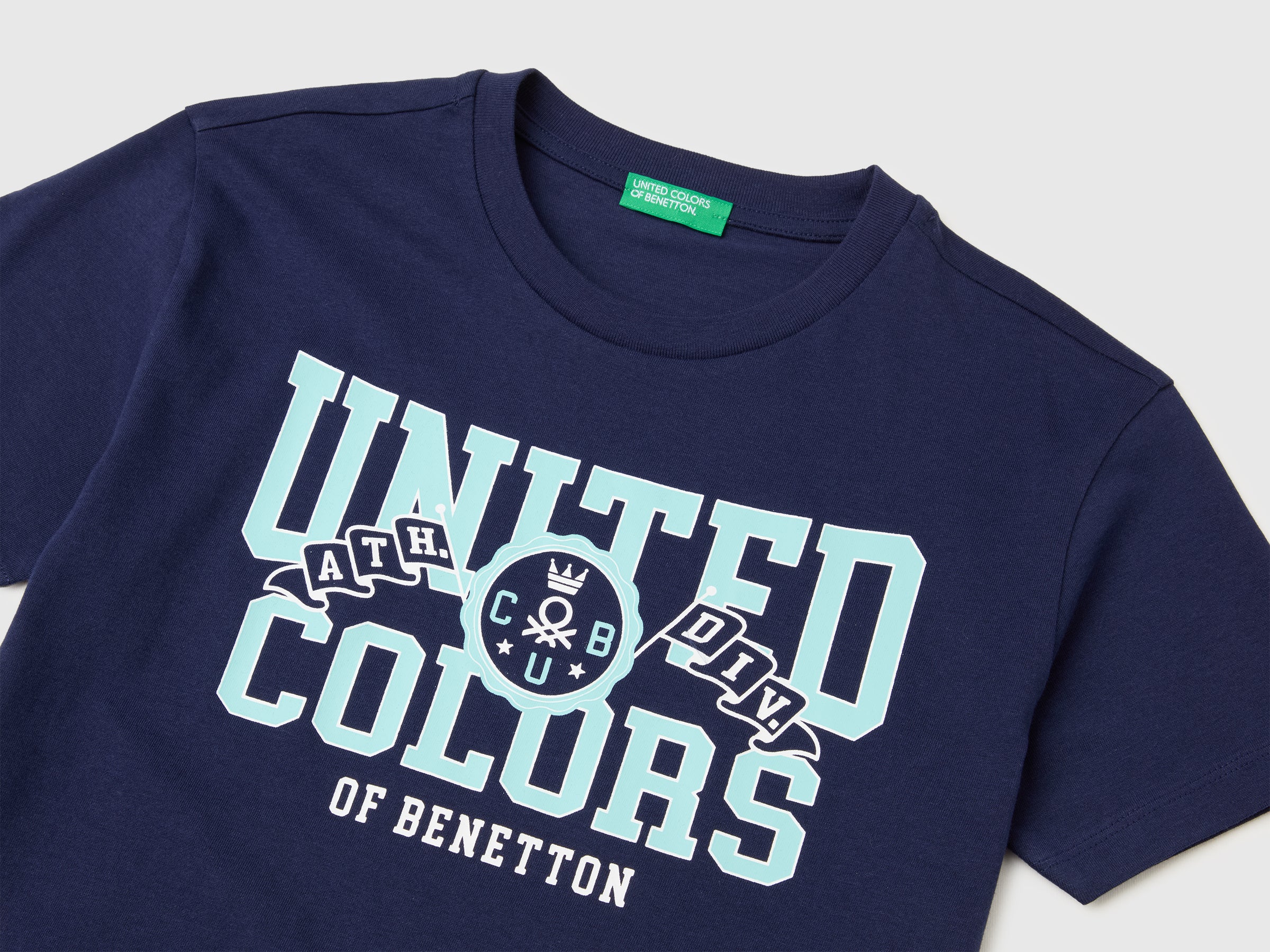 Organic cotton T-shirt with logo print - ucb_image_DS1