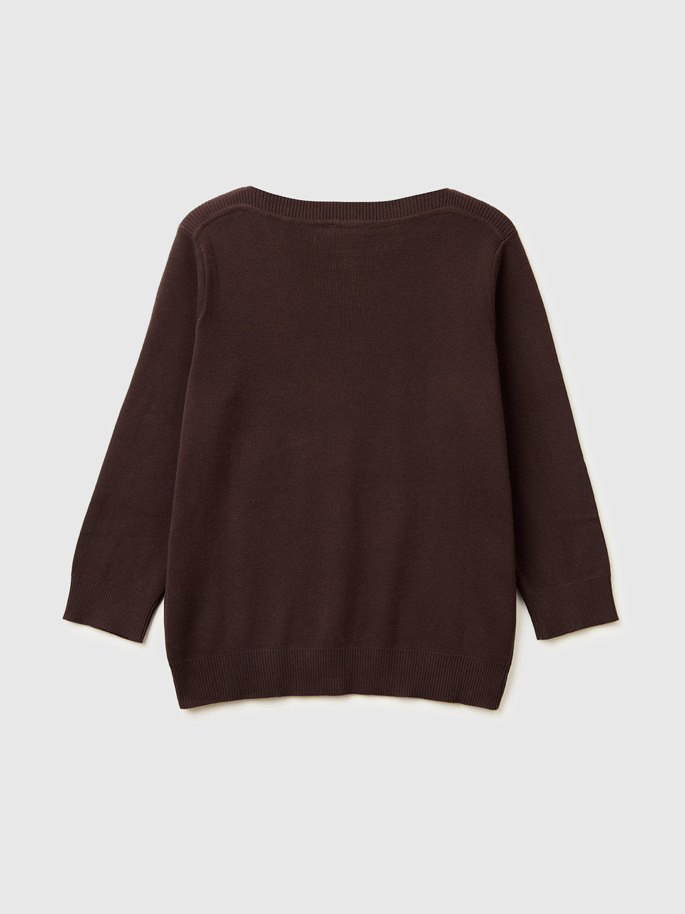 Brown sweater with boat neck - ucb_image_BS