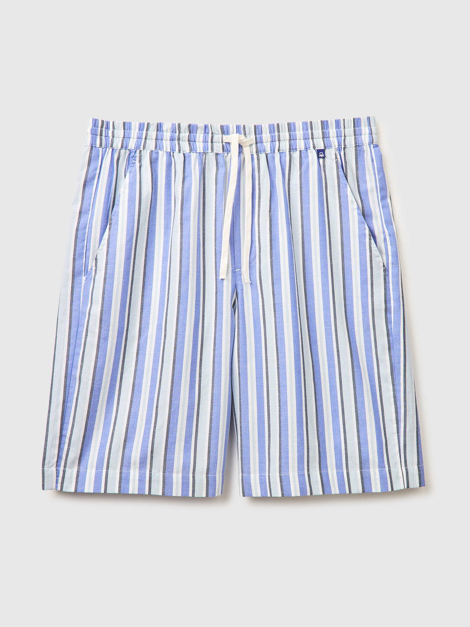Striped Bermuda shorts with drawstring - ucb_image_FS