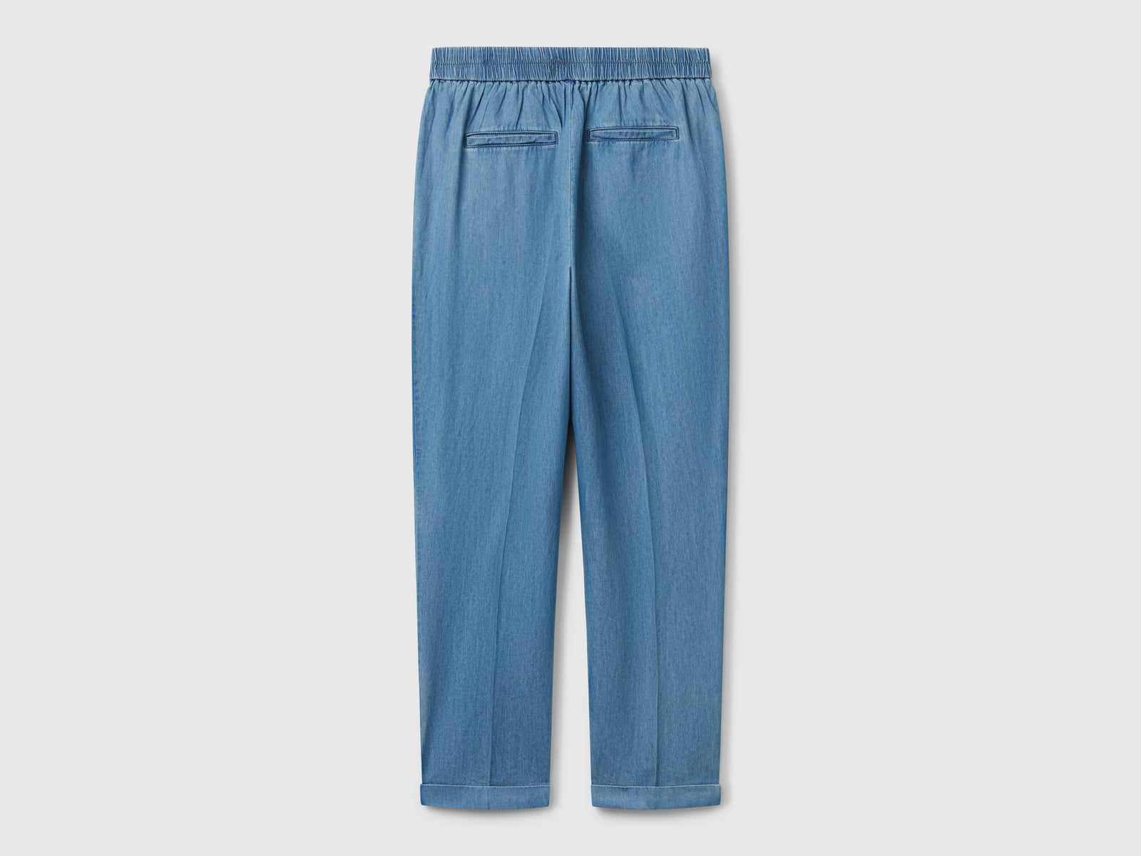 Chambray chinos with elastic - ucb_image_BS