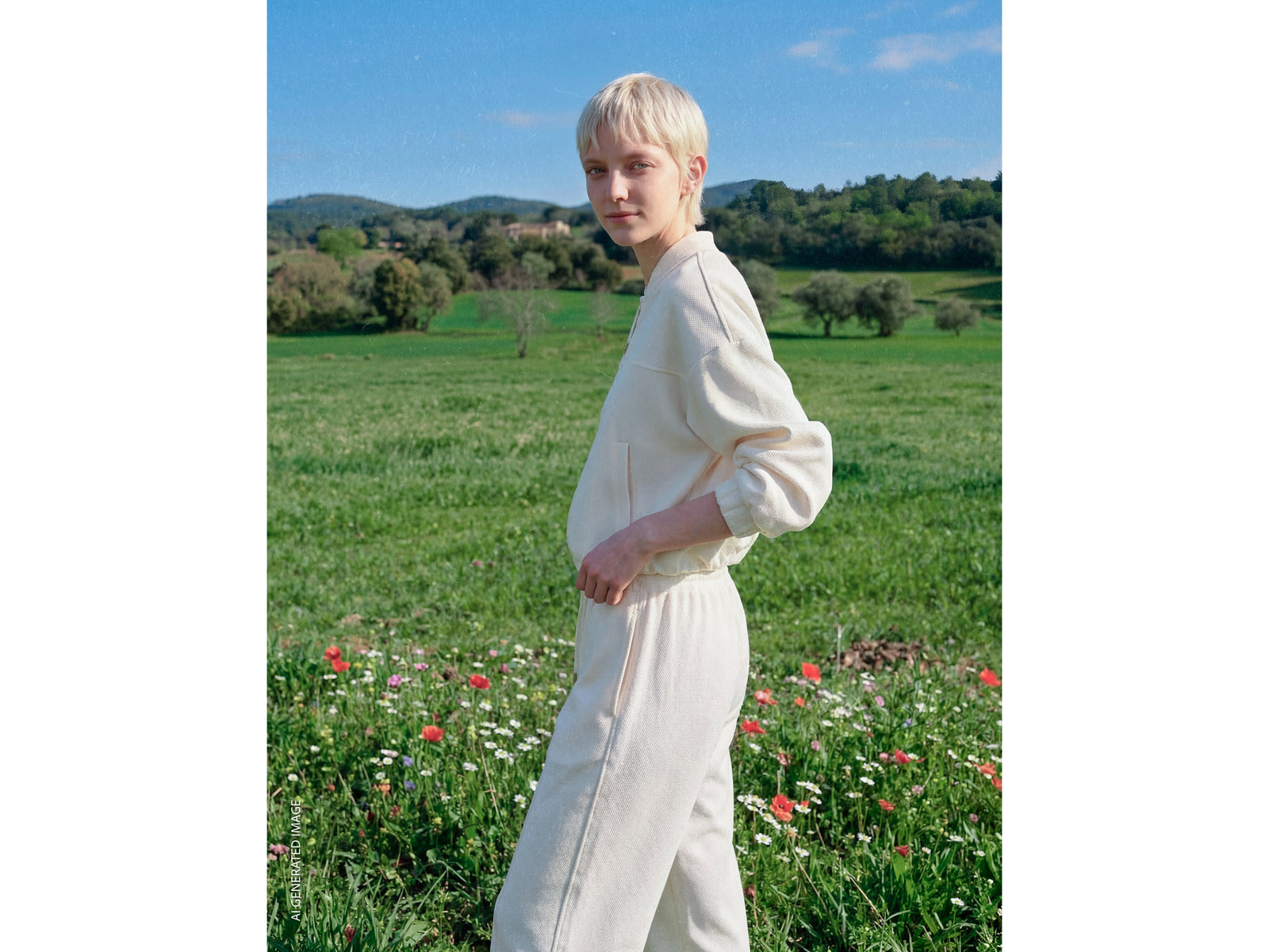 Bomber-style sweatshirt with embroidery