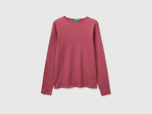 Camiseta de manga larga de corte entallado