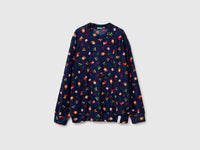 T-shirt em tecido polar com estampa natalina - ucb_image_FS