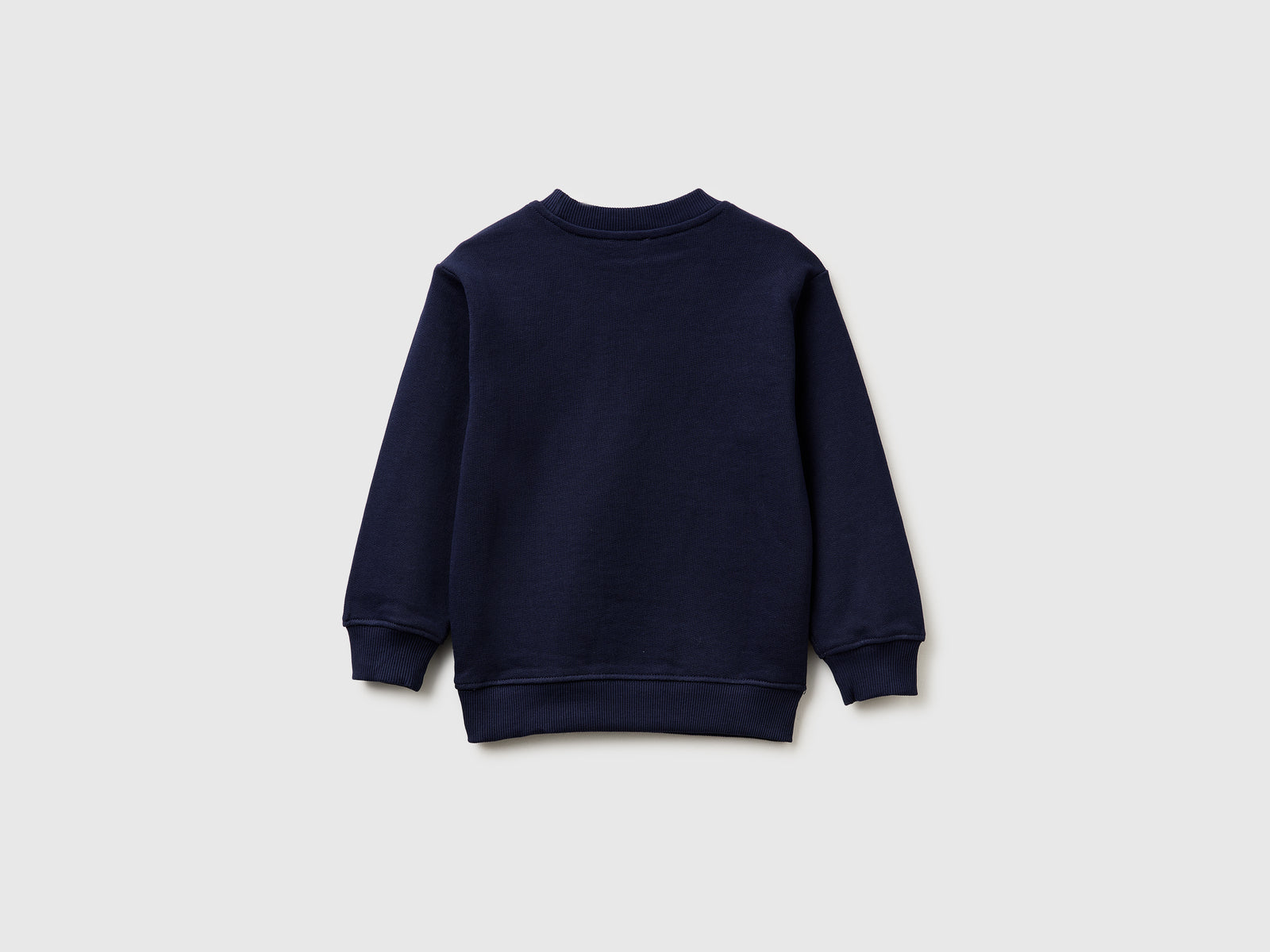 Organic cotton sweatshirt with logo print - ucb_image_BS