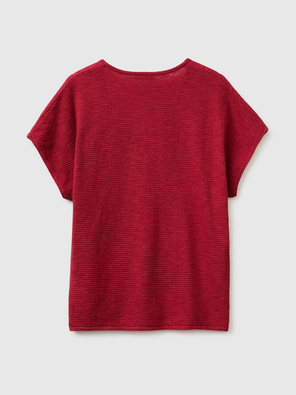 V-neck sweater in linen blend - ucb_image_BS