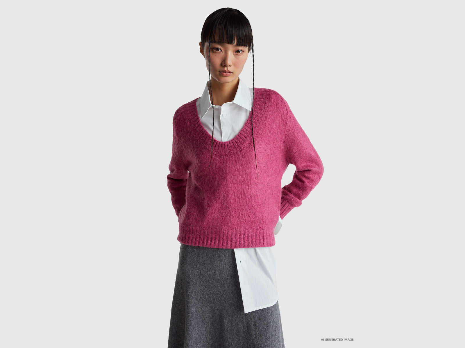 Camisola quente em mistura de mohair - ucb_image_F