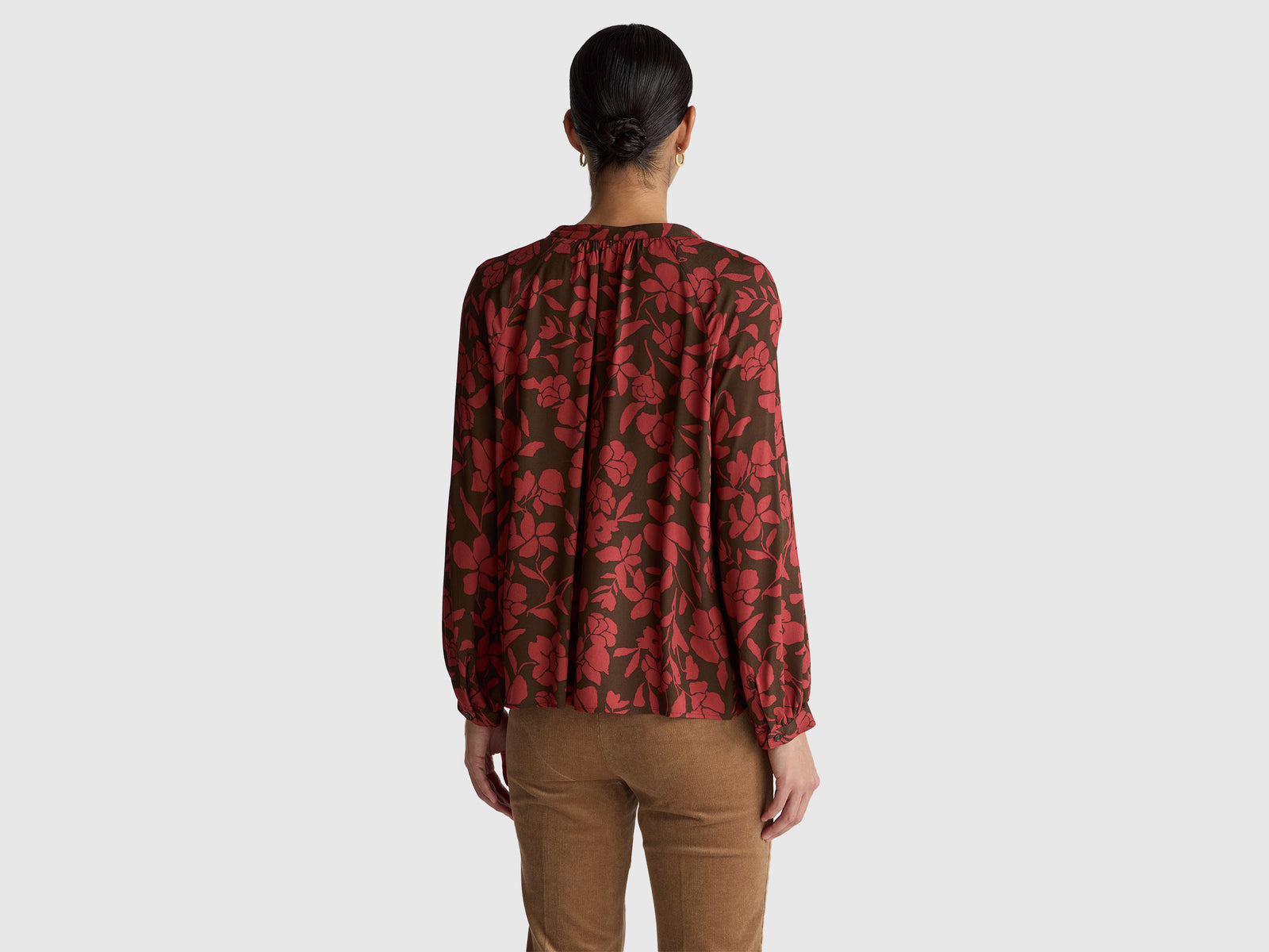 Blusa coreana com estampa floral - ucb_image_B