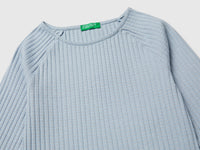 Ribbed boat neck T-shirt - ucb_image_DS1