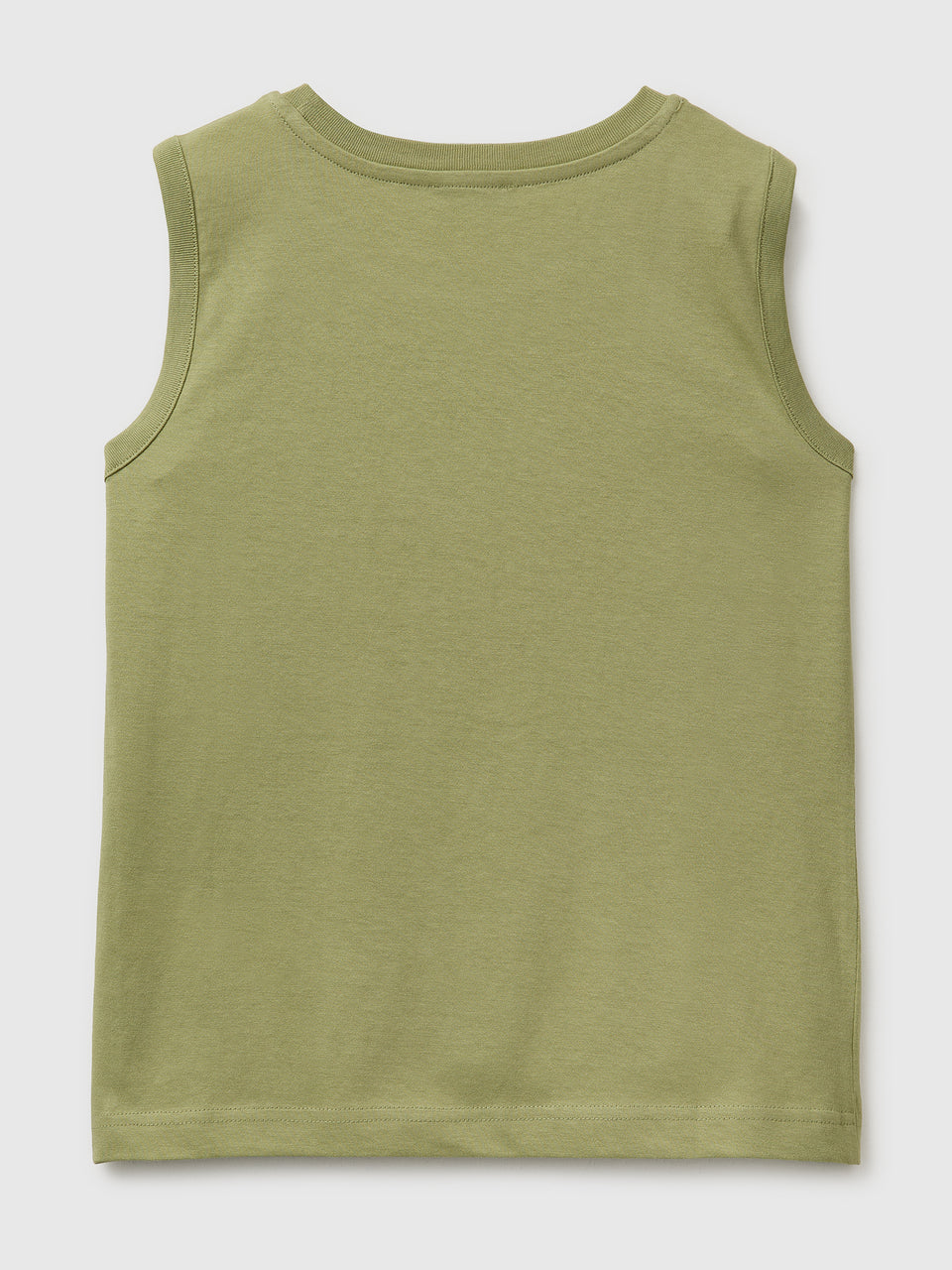 Organic cotton tank top with logo print - ucb_image_BS