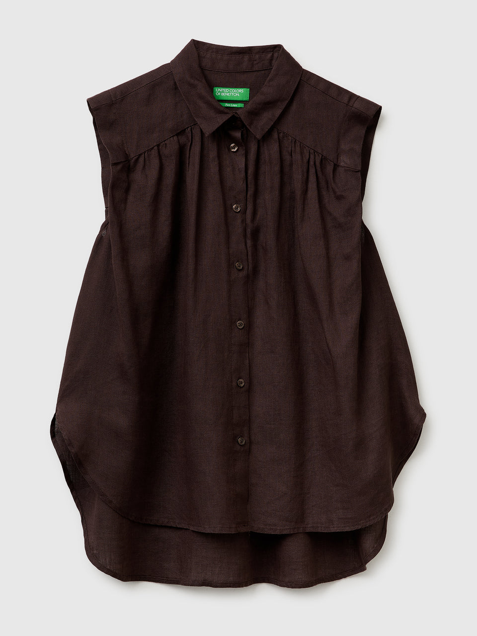 100% linen sleeveless blouse - ucb_image_FS