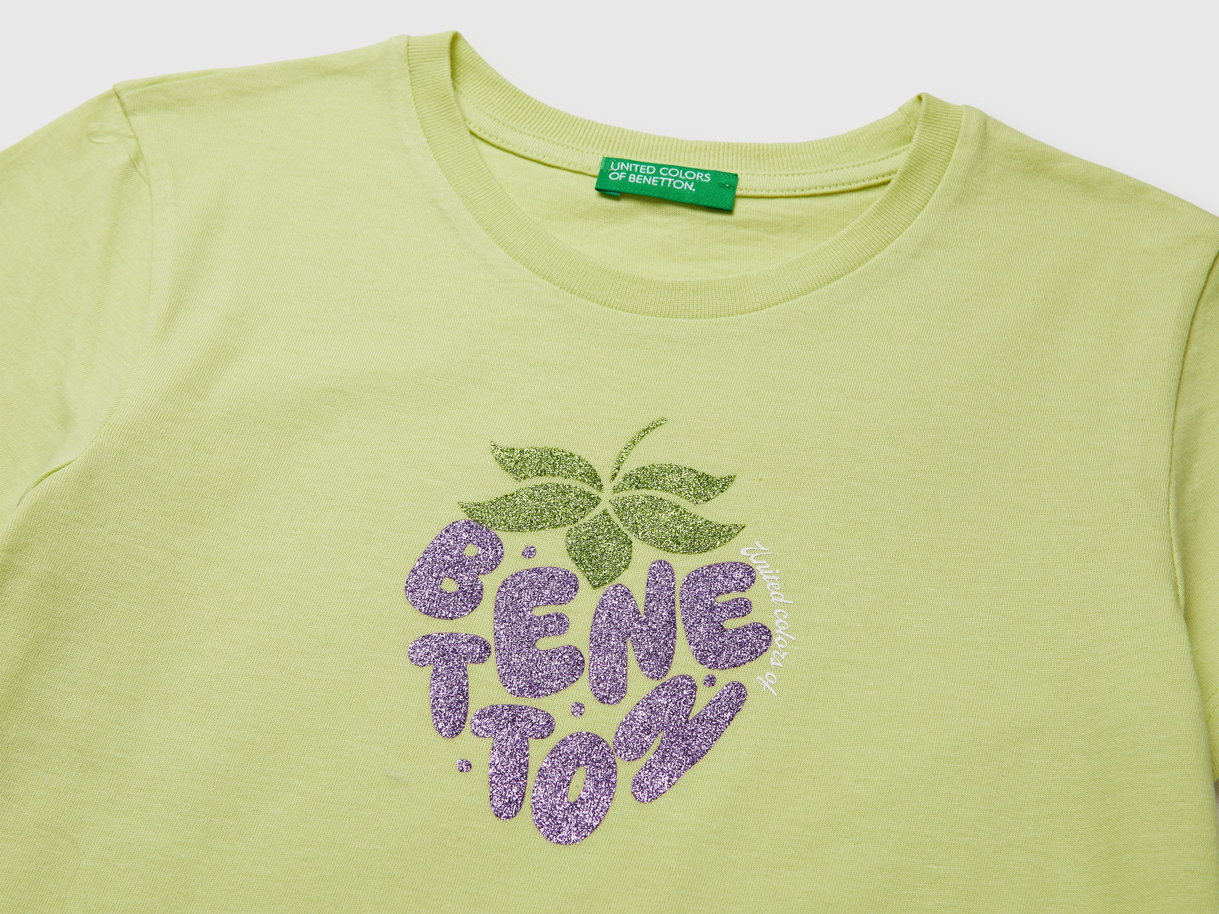 T-shirt with glitter print - ucb_image_DS1