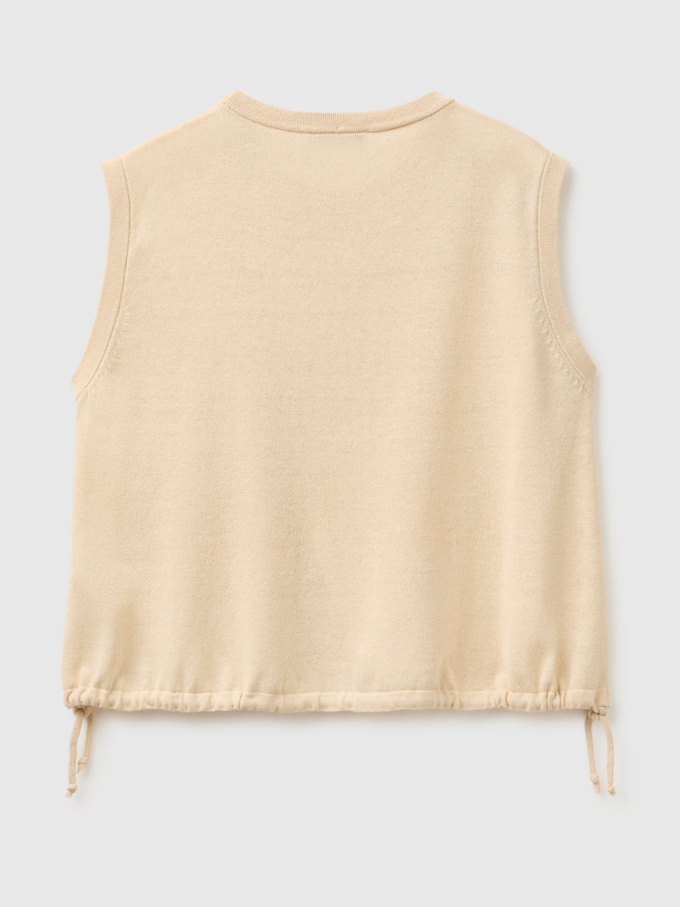 Sleeveless linen blend sweater - ucb_image_BS