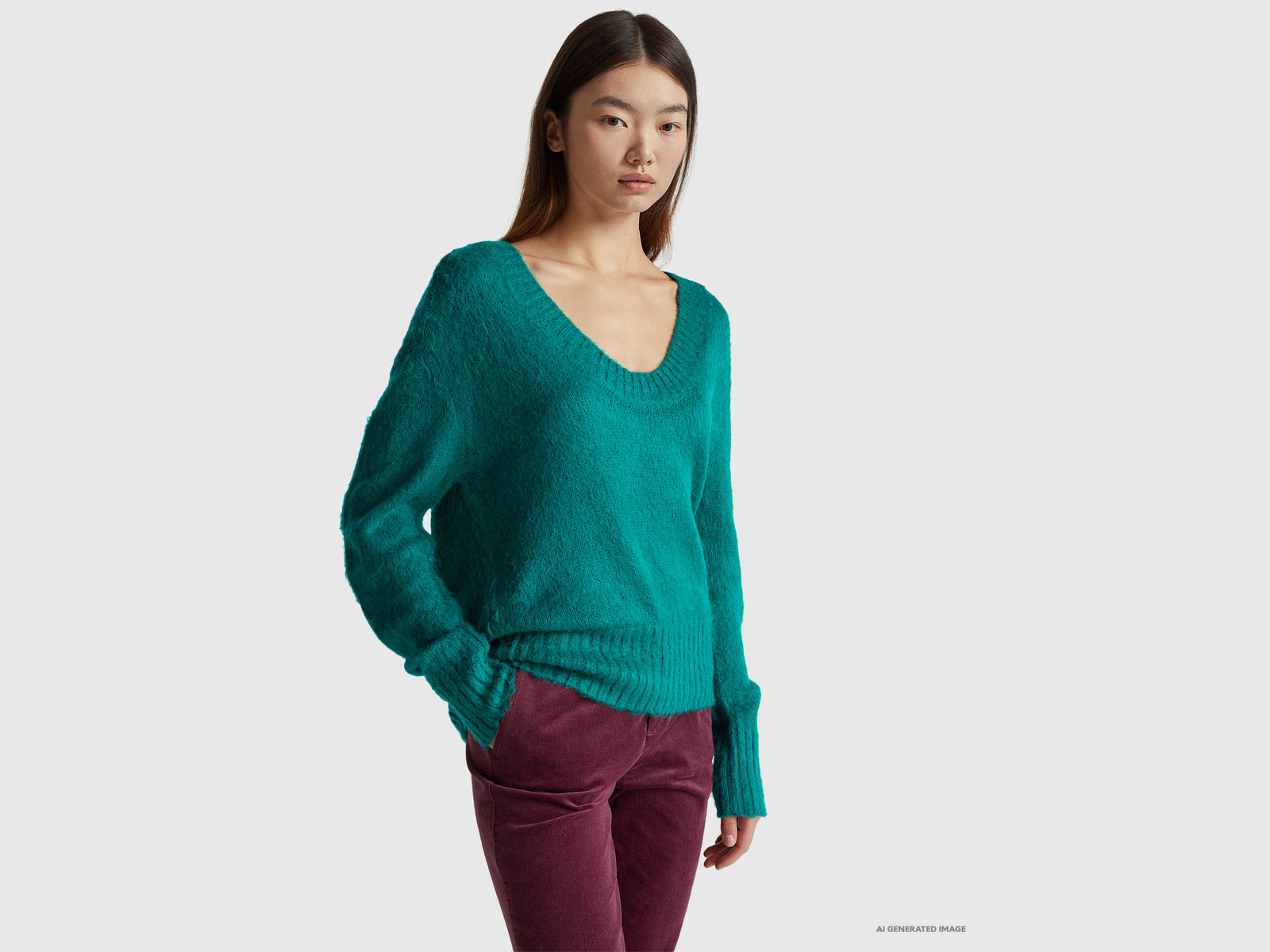 Camisola quente em mistura de mohair - ucb_image_F