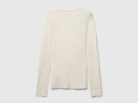 T-shirt em mistura de viscose e caxemira - ucb_image_BS