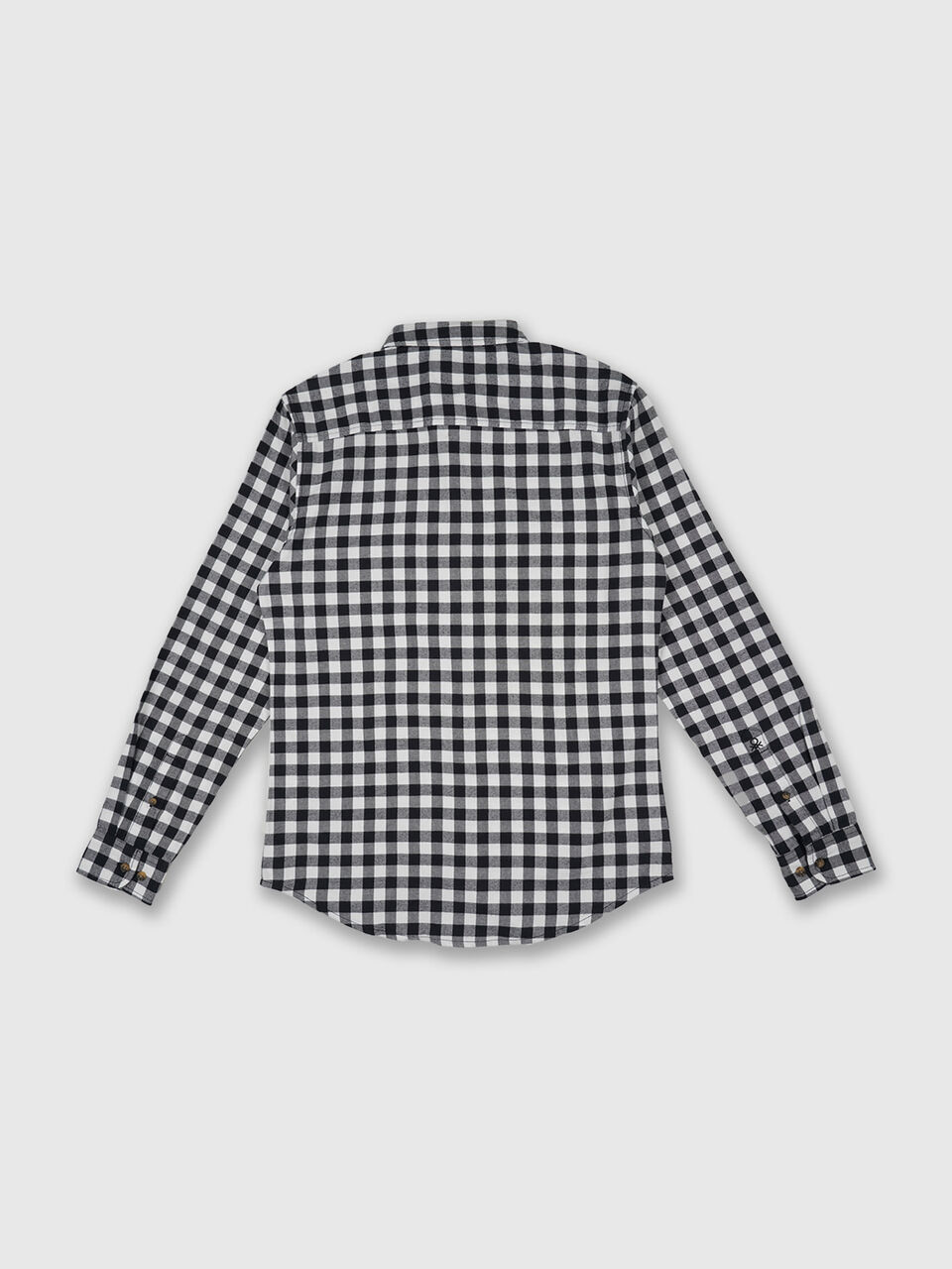 Fill Sleeve Utility Gingham Flannel Shirt image number null