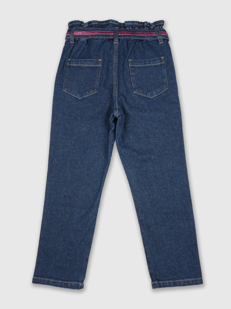 Paperbag Denim With Lurex Tape image number 2