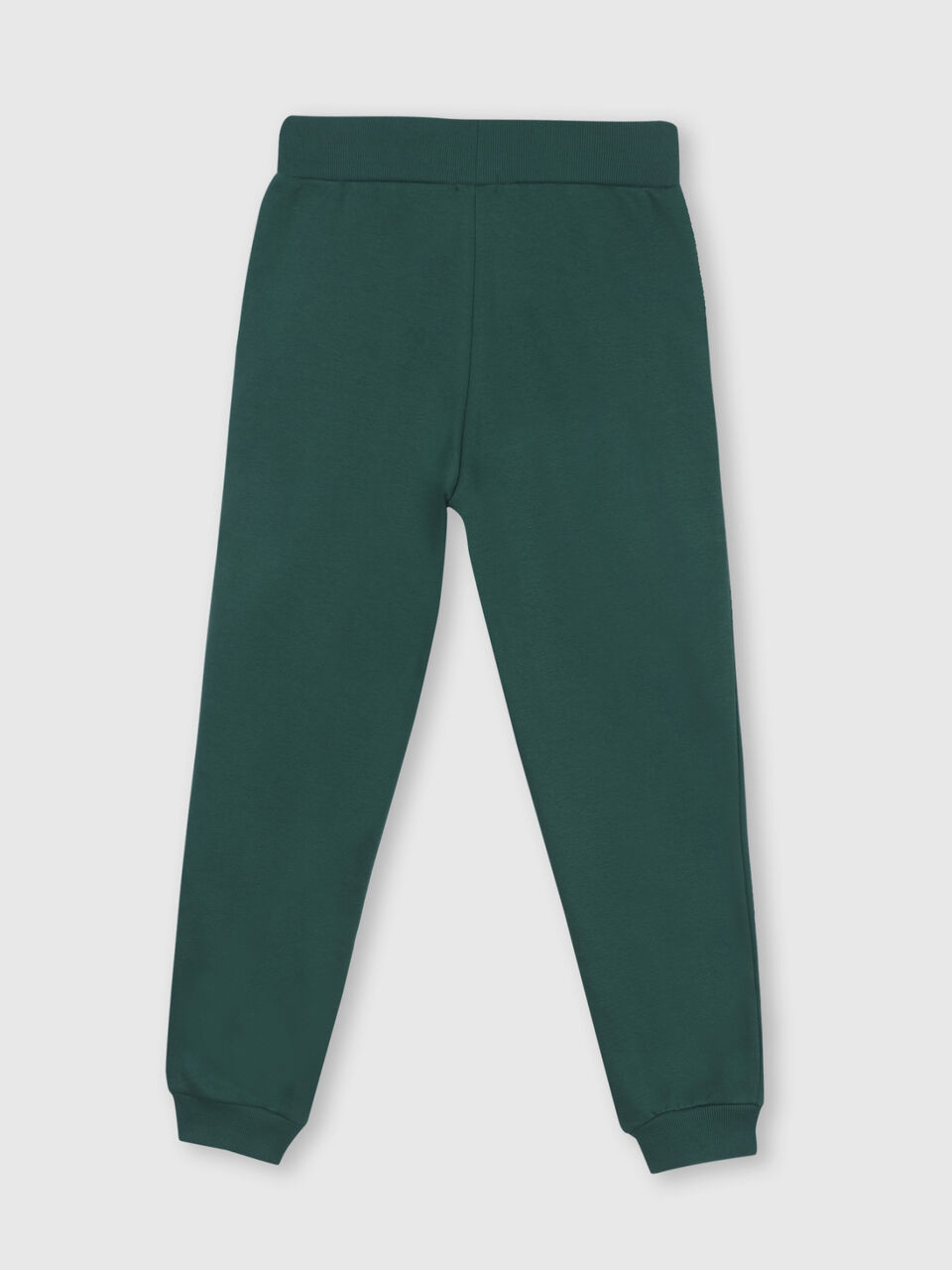 Basic Knit Pants with Benetton Text image number 2