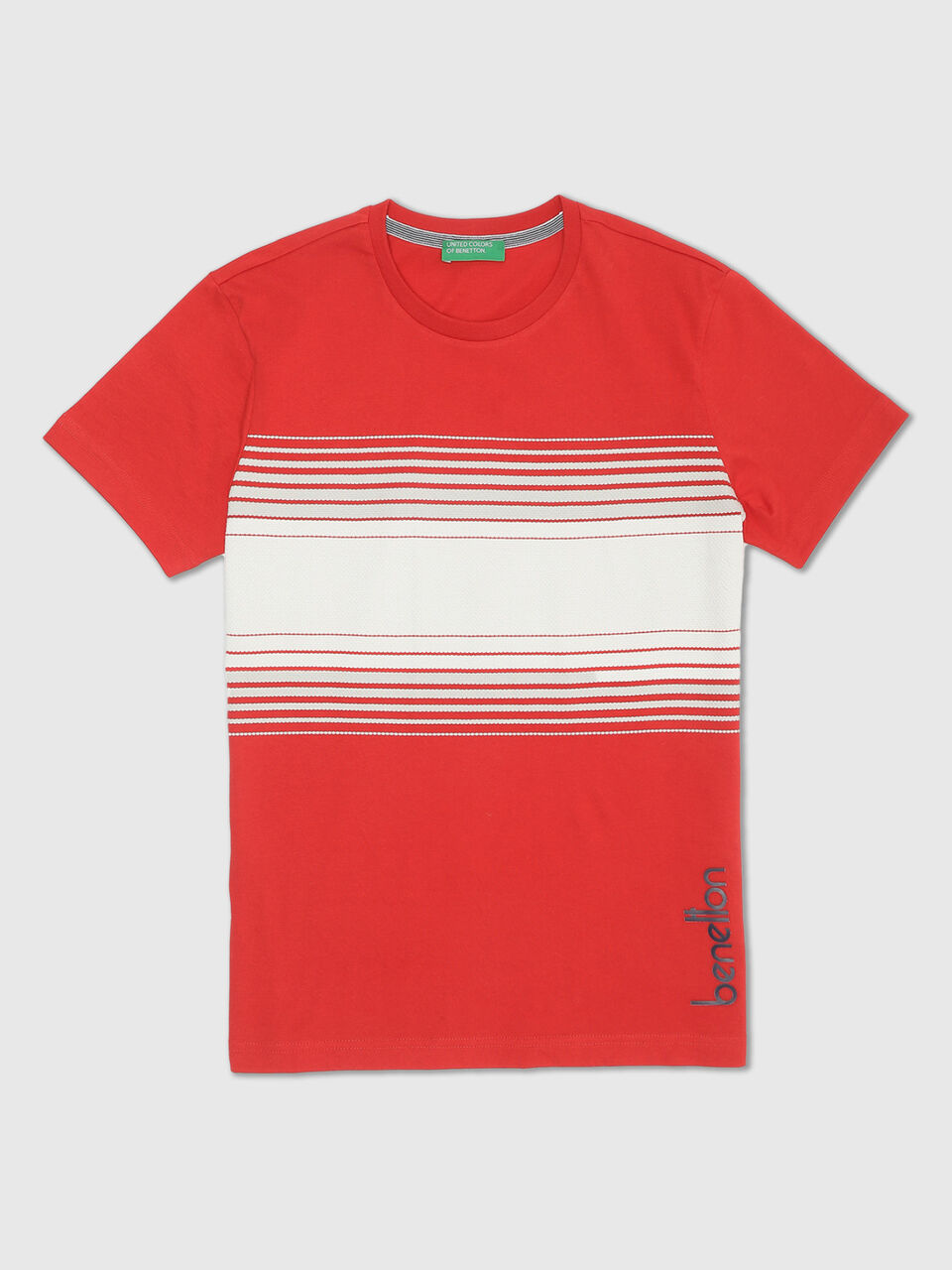 Gradation Jersey Striped Tee image number 1