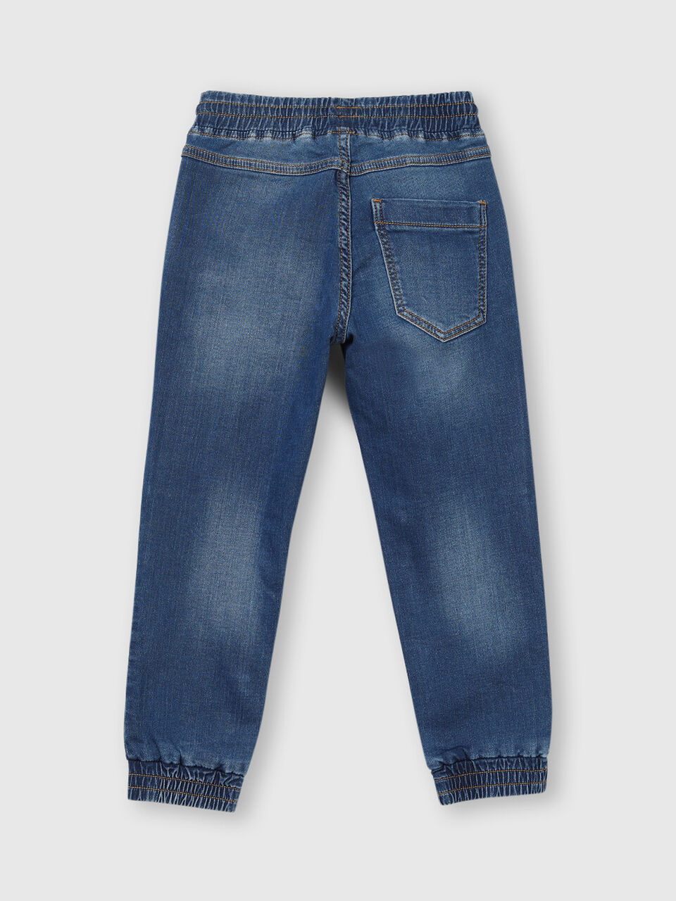 Solid Denim Joggers image number 2