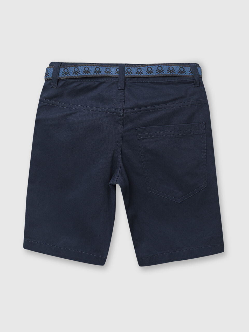 Cotton Shorts with Belt image number 2