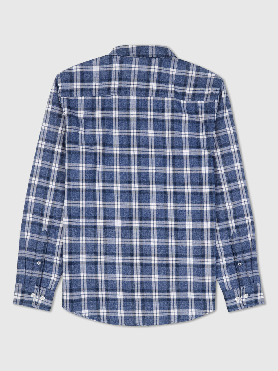 Full Sleeves Blue Grindle Single Colour Check image number 2