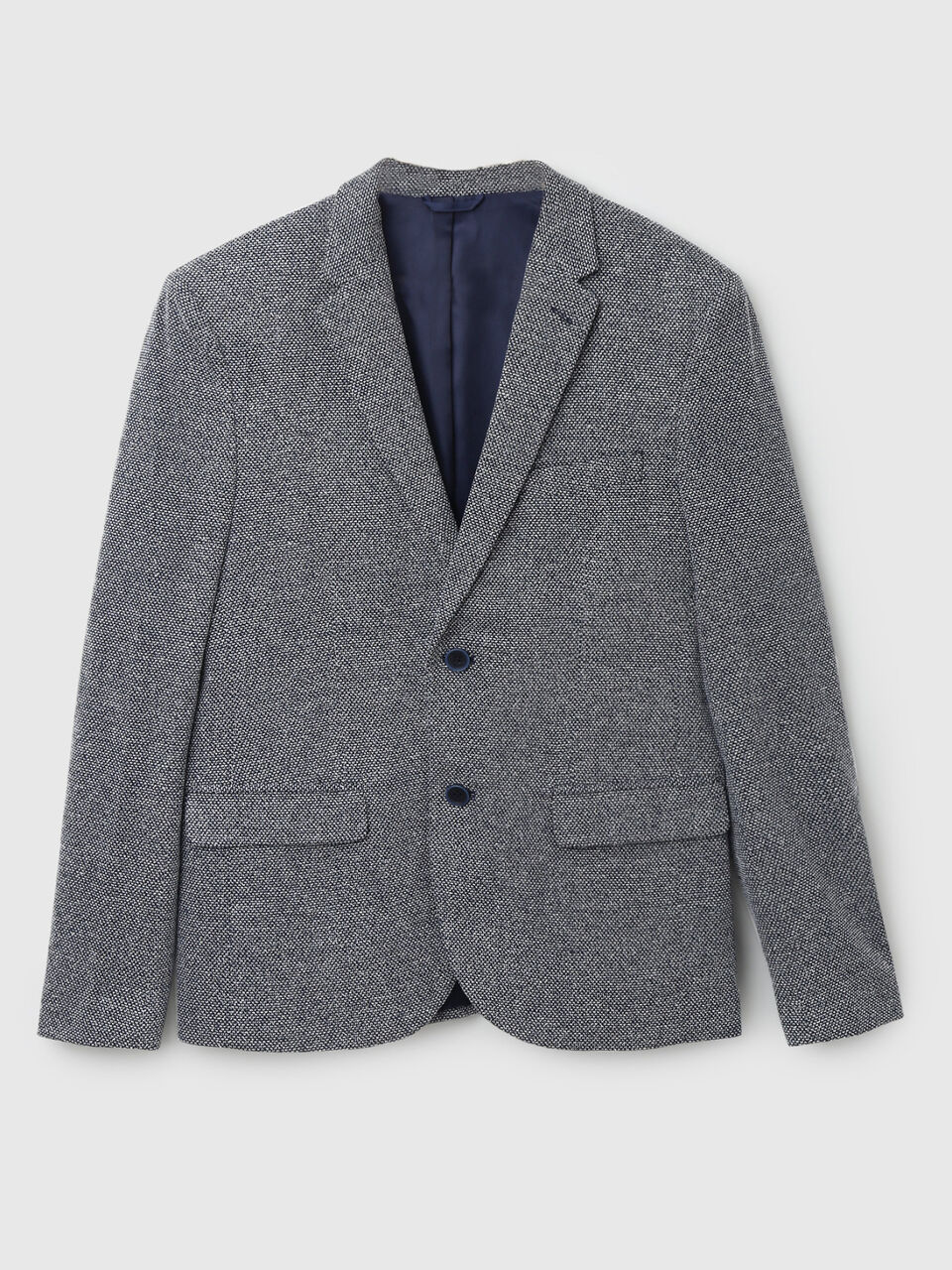 GRAIN TEXTURE KNIT BLAZER image number 1