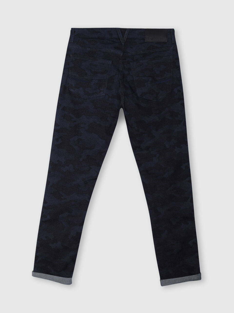 Skinny fit camouflage jeans image number 2