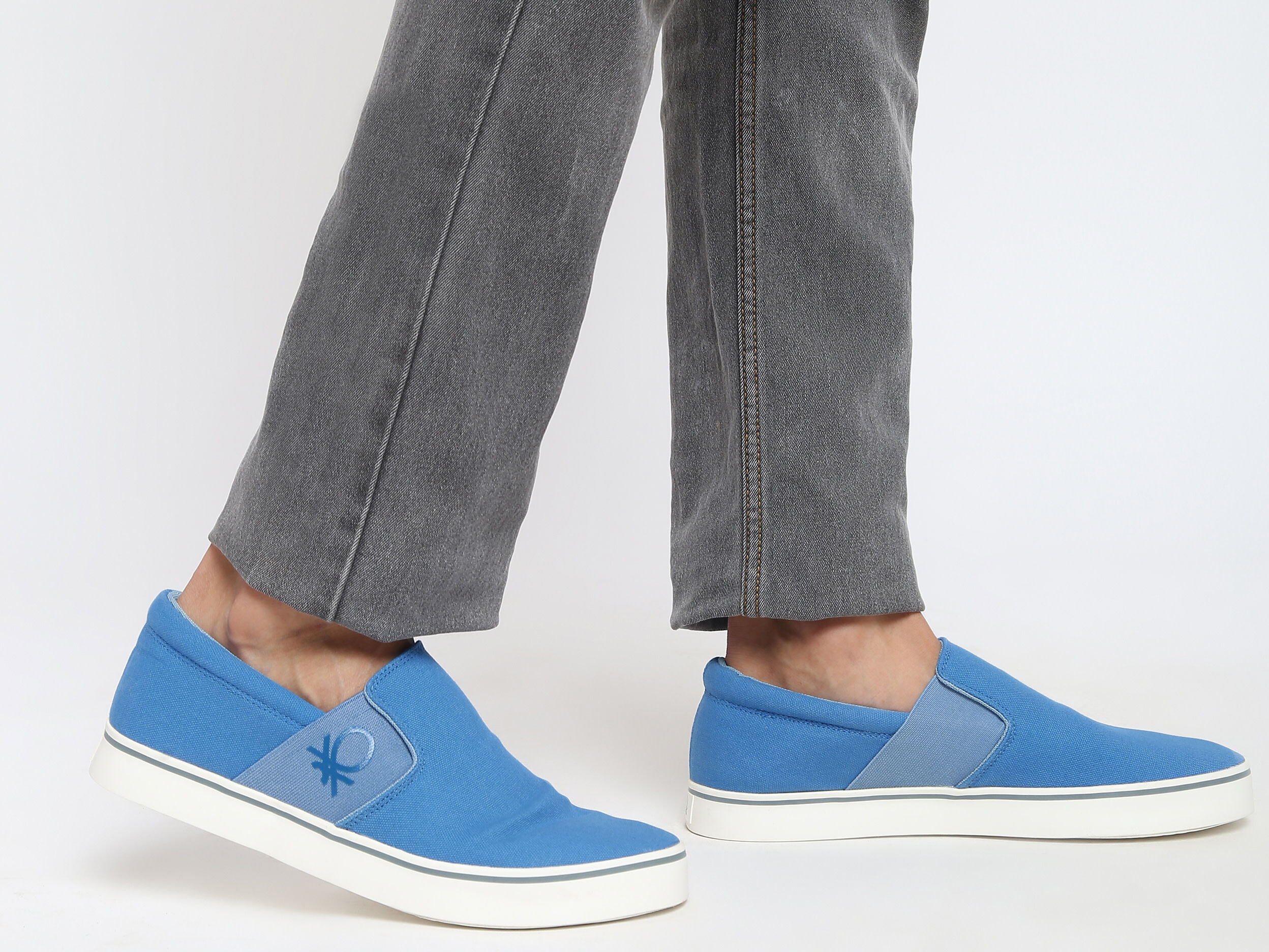 Benetton slip outlet on shoes