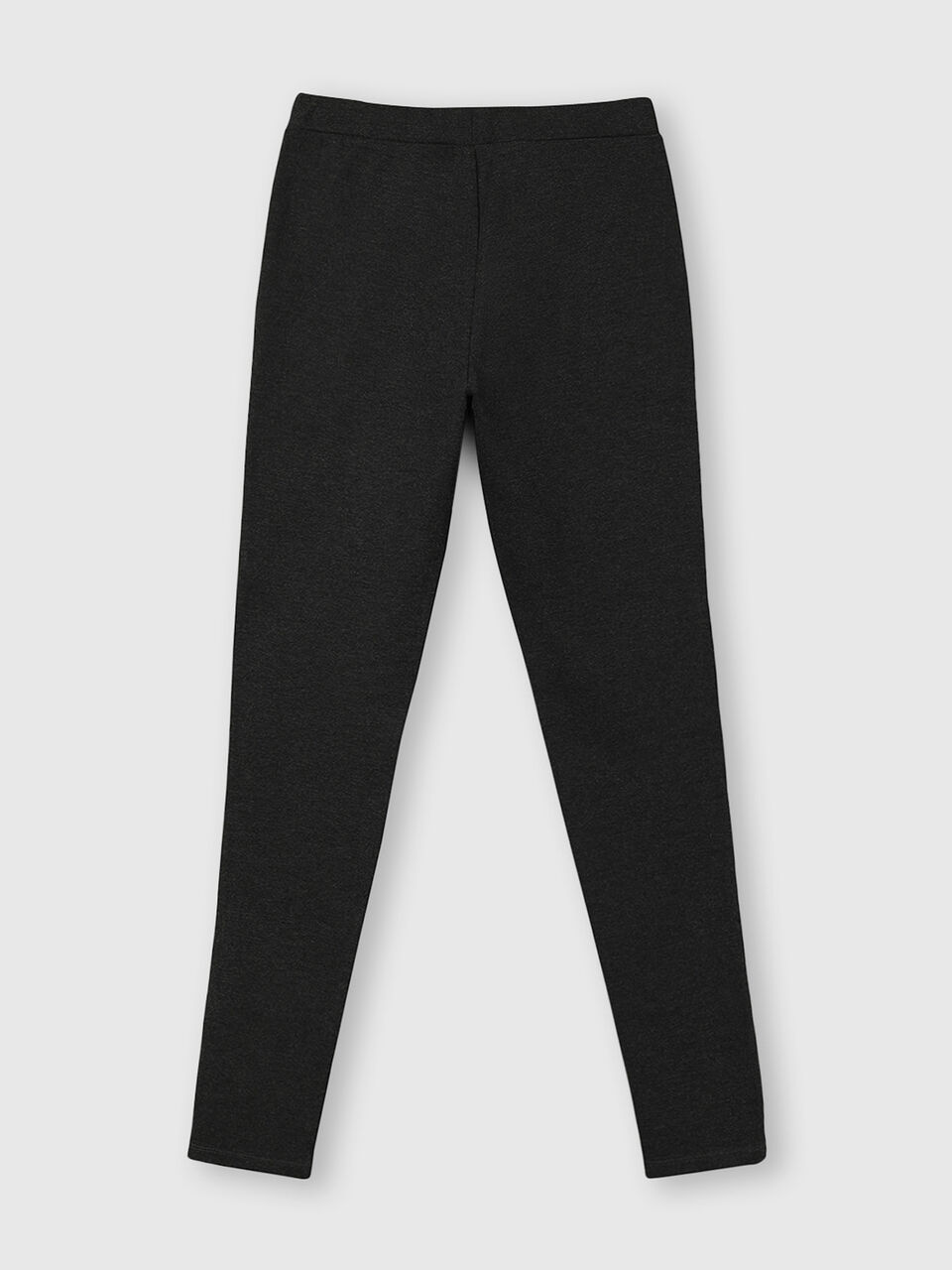 Cotton Leggings with Lurex and Branding Tape image number 2
