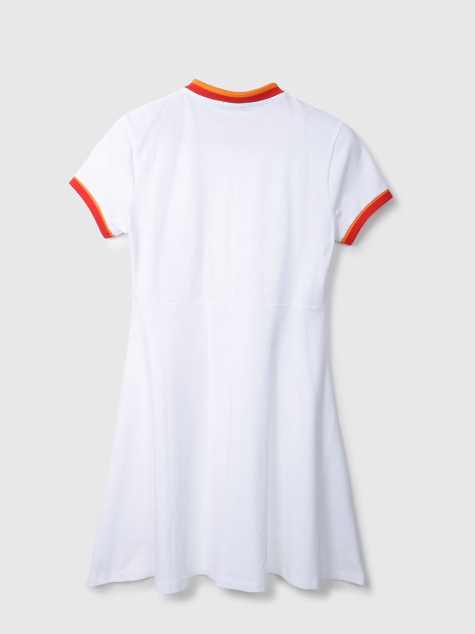 Short Sleeve Fit And Flare Polo Dress image number 2