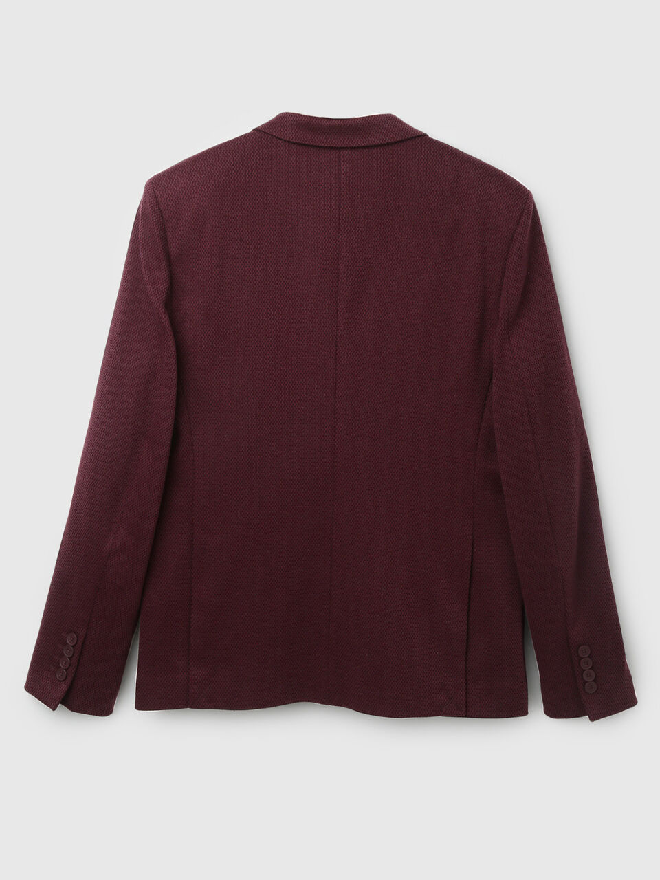 MESH STRUCTURE KNIT BLAZER image number 2
