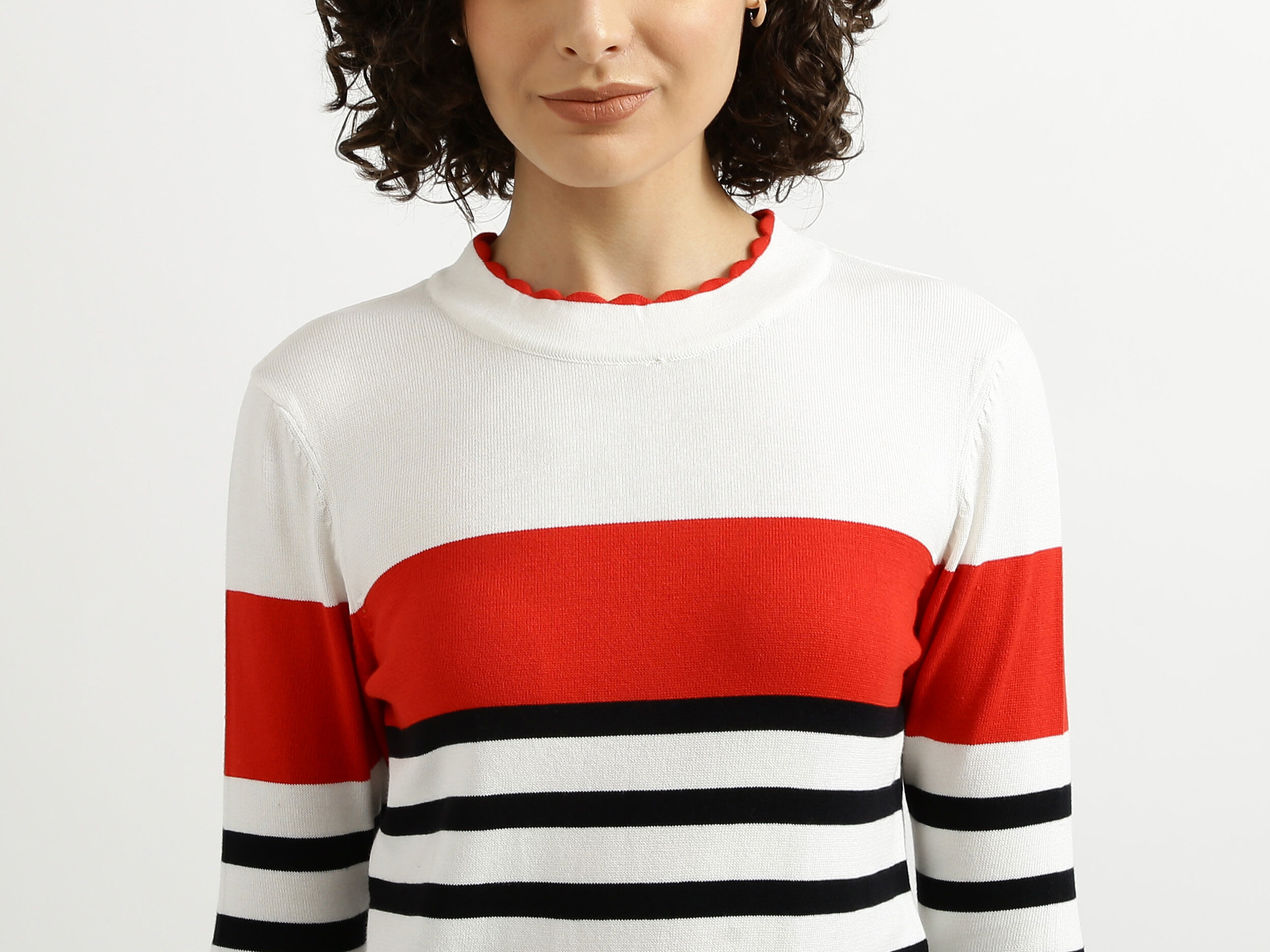 White striped sweater shop