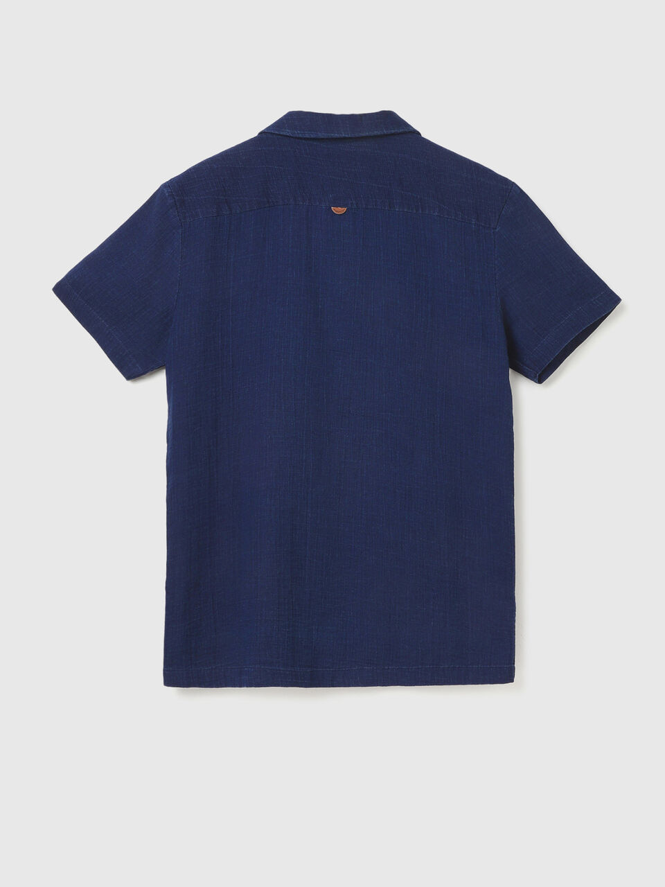 H/S INDIGO CRINKLE RESORT SHIRT image number 2