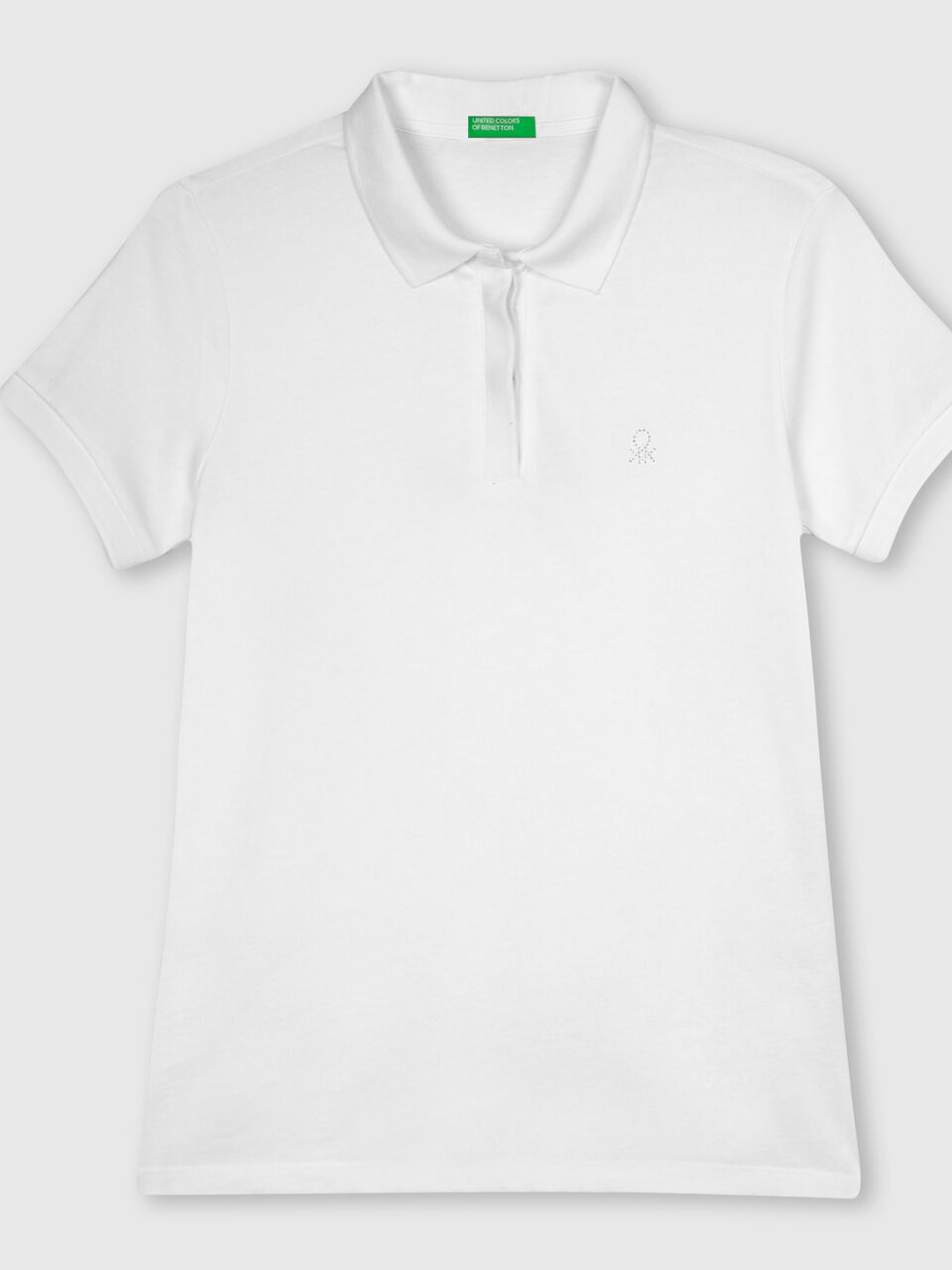 Short sleeved solid polo image number 1