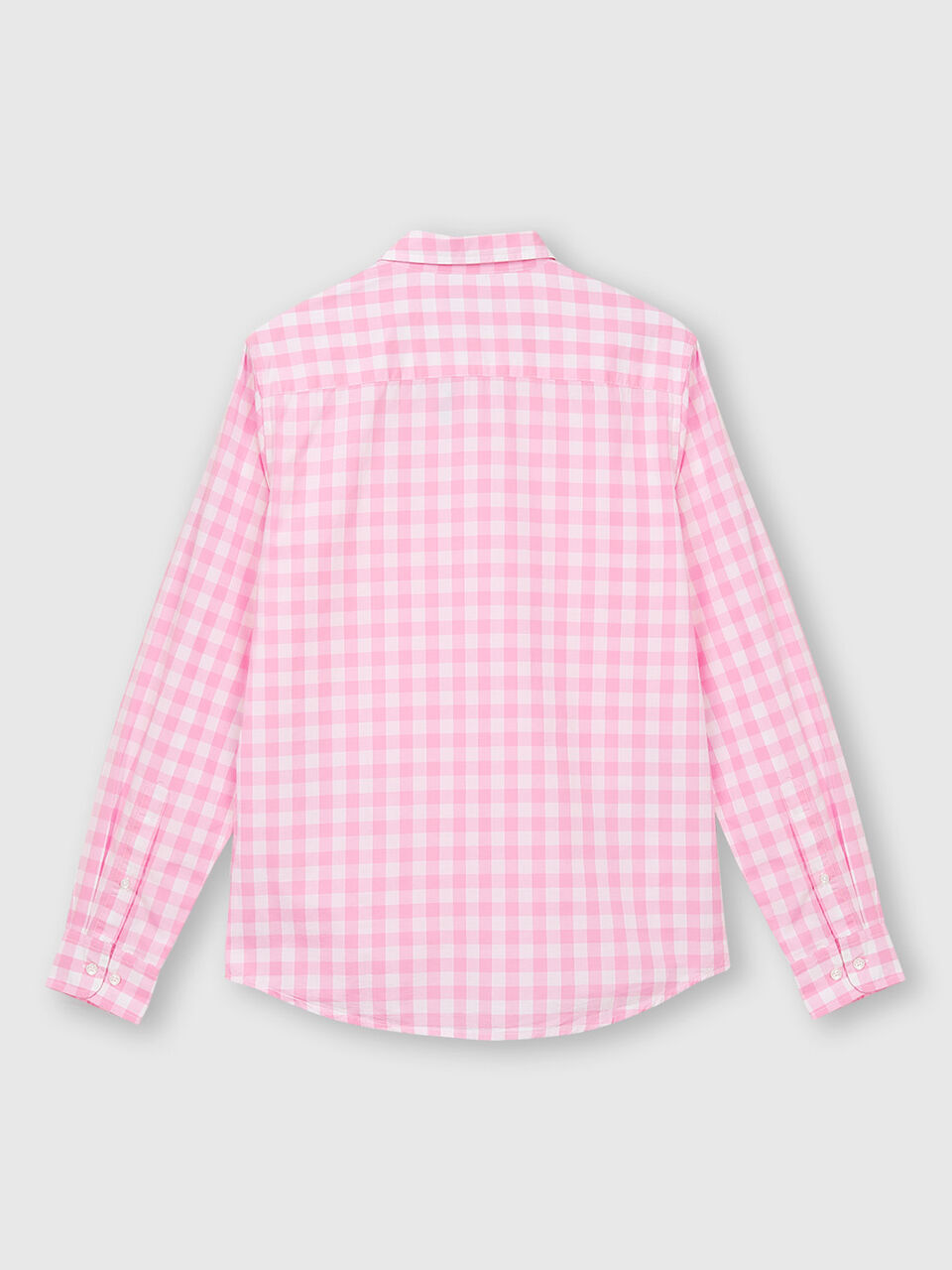 Peached Poplin Checks Shirt image number 2