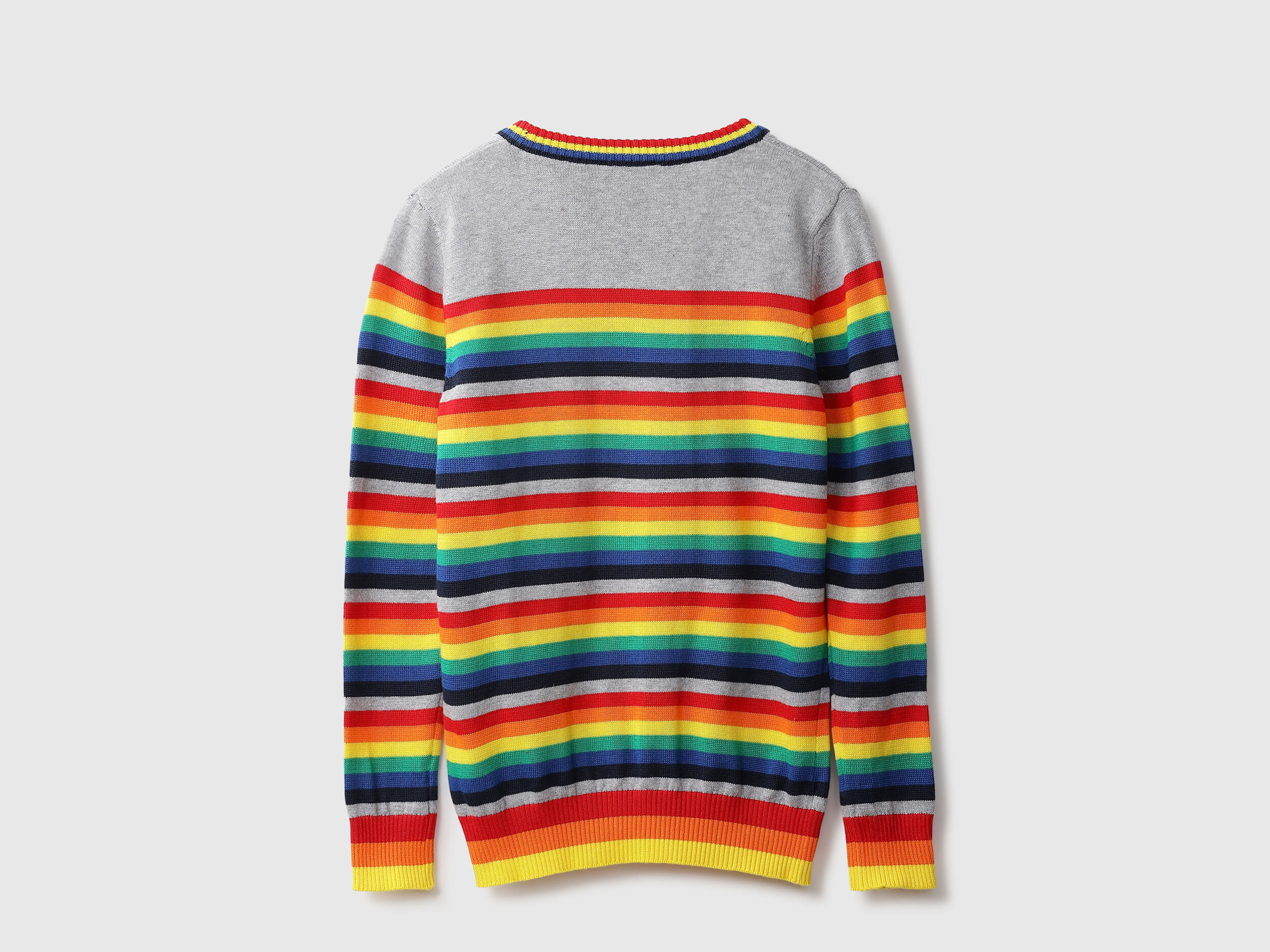 Multicolor striped sweater sales
