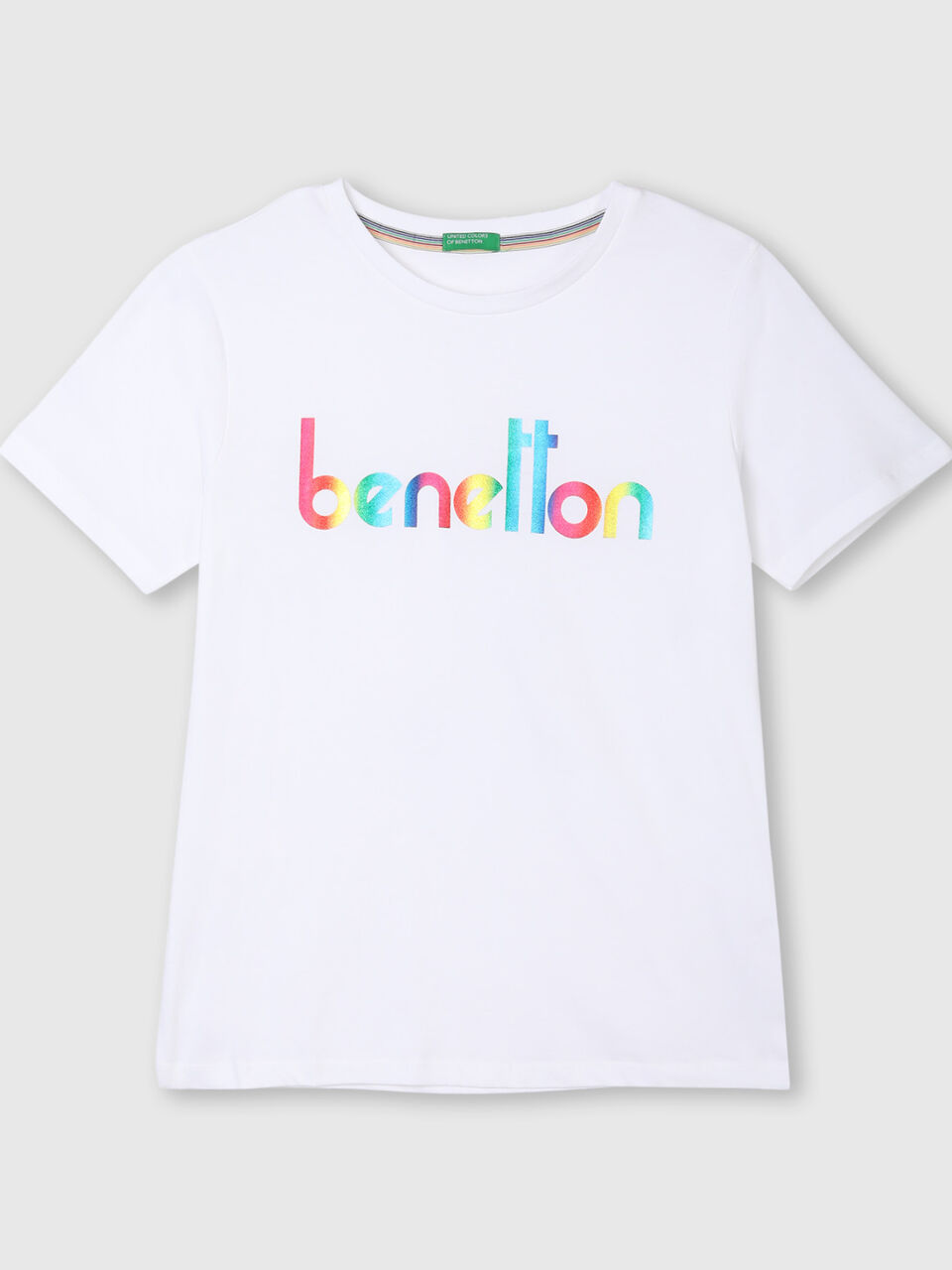 Iconic T-Shirt with Benetton Text image number 1
